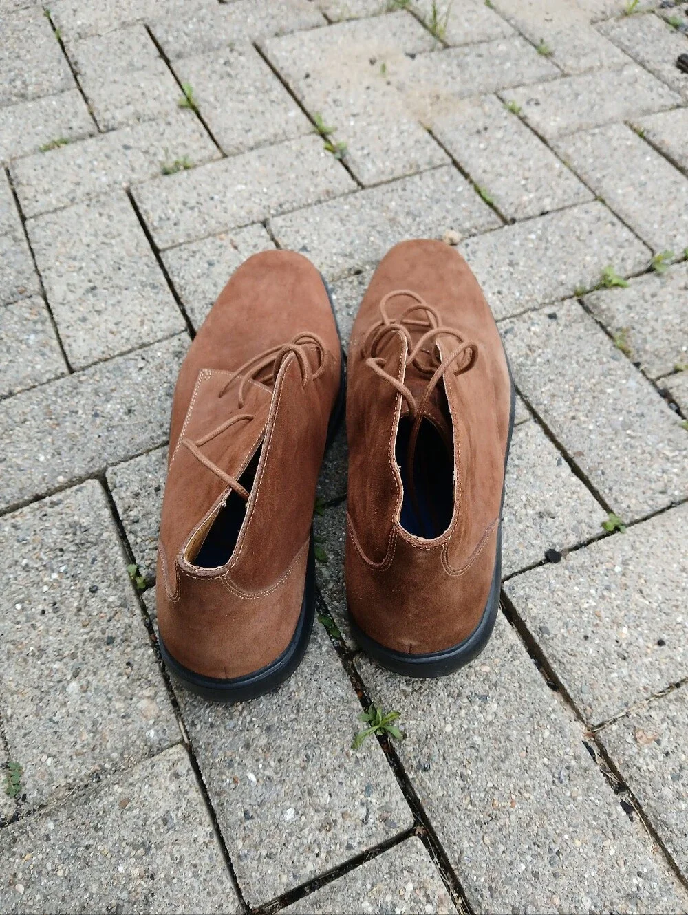Dr.Comfort Men’s Brown Leather Upper  Lace-Up Casual Boot Size 13W.